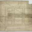 Charlotte Square - plan of Square and New Town to Frederick Street.
Signed: 'John Lawrie & William Crawford'