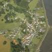 Oblique aerial view centred on the village, taken from the WSW.