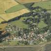 Oblique aerial view centred on the village, taken from the SSW.