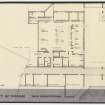 Plan of kitchen block.