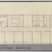 Plan of typical service rooms.