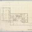 Plan of basement of Library.
