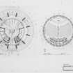 Ground floor and first floor plans of Meeting House.