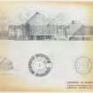 Elevations and plans of Meeting House.