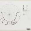 Furnishing plan of ground floor of Meeting House.