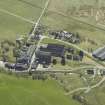 Oblique aerial view of the whisky distillery, taken from the NE.