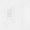 Sketch details of Teahouse of the August Moon gazebo.