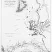 Engraving of elevation and plan inscr: ''A Chart of the Bay at Ardrossan with a plan of the Harbour and Wet Dock on the Property of the Right Honourable Earl of Eglington.'' Includes Map of a Canal from the City of Glasgow through Paisley to the Harbour of Ardrossan on the West Coast of Ayrshire.