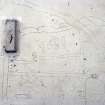 Interior.  Map of site on wall in Cordite Milling House.