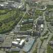 General oblique aerial view centred on the cathedral and hospital, taken from the N.