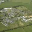 Oblique aerial view of the former hospital, taken from the SSE.