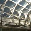 Interior. Main pool. Gallery and roof structure
