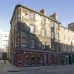 General view of Bristo Street shop front from WNW