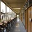 Interior. Ground floor. Main assembly hall side corridor.
