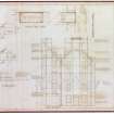 Site and location plans. East elevation miscellaneous details for 31-37 Marshall Street, Edinburgh.