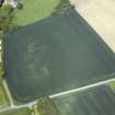 Oblique aerial view centred on the cropmarks of the pit-alignment and possible unenclosed settlement, taken from the S.