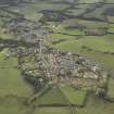 Oblique aerial view.  Saline village from NW.