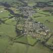 Oblique aerial view.  Saline village from WNW.