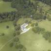 General oblique aerial view centred on the country house with the walled garden adjacent, taken from the S.