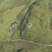 Oblique aerial view centred on the remains of the dun, taken from the S.