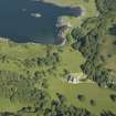 Oblique aerial view centred on the country house, taken from the SE.