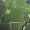 Oblique aerial view centred on the cropmarks of the rig with the cropmarks of the possible unenclosed settlement adjacent, taken from the NE.