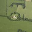 Oblique aerial view centred on the country house, taken from the SSE.