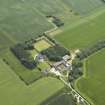 Oblique aerial view centred on the country house and garden, taken from the NE.