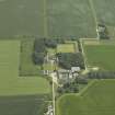 Oblique aerial view centred on the country house and garden, taken from the N.