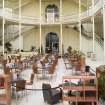 Interior. Ground floor,  Atrium, cafe.