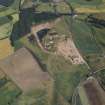 General oblique aerial view centred on the sand and gravel quarry, taken from the NW.