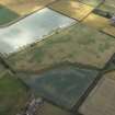 Oblique aerial view centred on the cropmarks of the pit-alignments, taken from the NE.