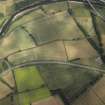 General oblique aerial view centred on the cropmarks of the Roman fort, Roman temporary camp and fort annexes, taken from the SSW.