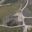 Oblique aerial view centred on the wind farm.