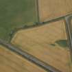 Oblique aerial view centred on the cropmarks of the enclosures, taken from the SSE.