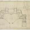 Amended ground floor plan of Quothquhan Lodge.