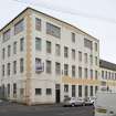 View from NNE of late 19th century works. Note large windows on top floor to maximise natural light.