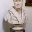 Interior. View of bust of Dean Ramsay