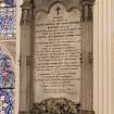 Interior. View of monument to Mjr Gen Sir John Campbell