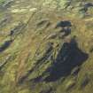 Oblique aerial view centred on the remains of the fort, taken from the ENE.