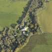 Oblique aerial view centred on the country house, taken from the WSW.