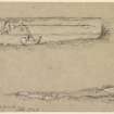 Drawing of cross and grave slab at Fowlis Easter.