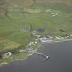 General oblique aerial view centred on the village, taken from the SE.