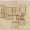 House for Sir Andrew Noble.
Floor plan.