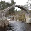 View of Carrbridge Old Road Bridge from East South East
