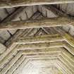 Interior. Attic space and roof structure