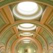 Vaulted ceiling in entrance hall. 30 Queen Margaret Drive, Glasgow.