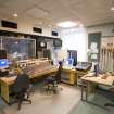 Interior. Radio studio. Production room