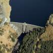 Oblique aerial view centred on the dam, taken from the SW.