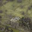 Oblique aerial view centred on the country house, taken from the WNW.